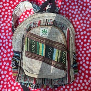 Pure Hemp Multicolor Backpack